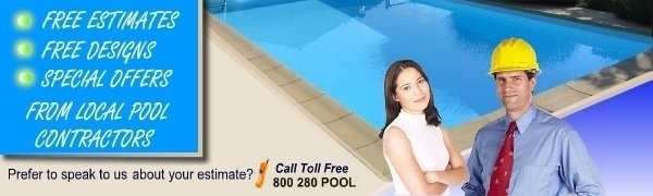 Free inground swimming pool building estimates from local pool designers an contractors.