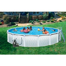 Swim 'n Play 24-foot round x 52-inch deep Round Pool