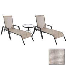 Spartan Patio Lounge Chair Set  with 20 &quo